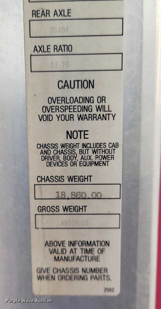 image for item DT0803 1997 Kenworth W900 semi truck