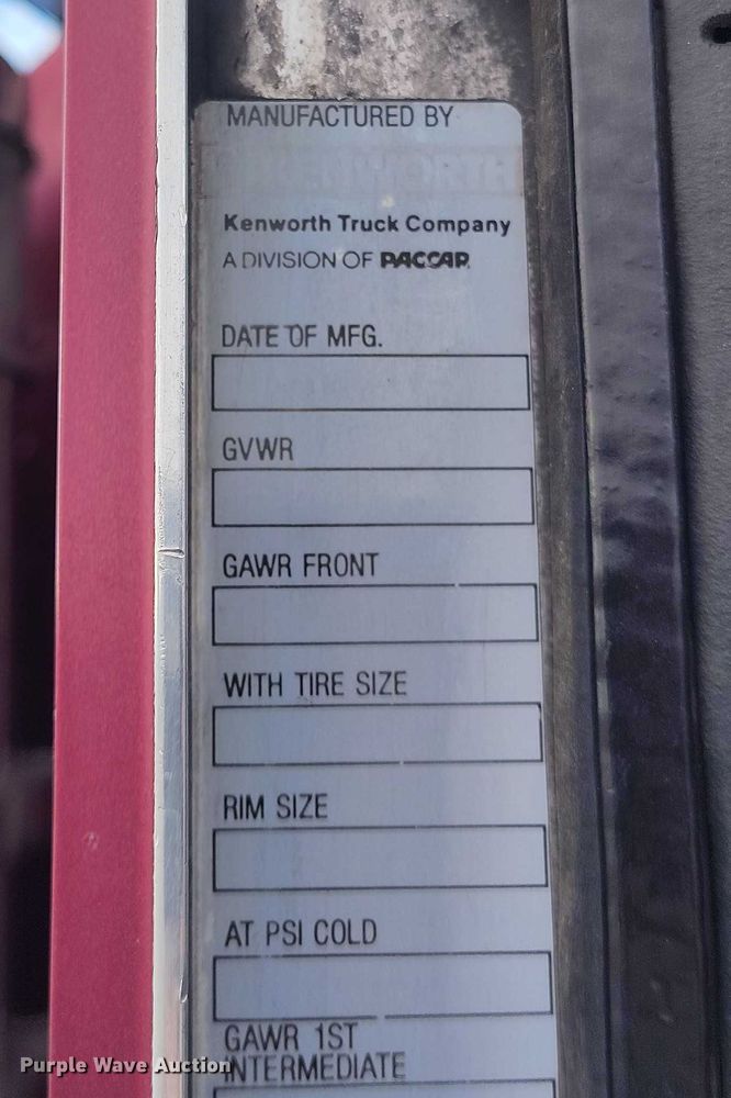 image for item DT0803 1997 Kenworth W900 semi truck