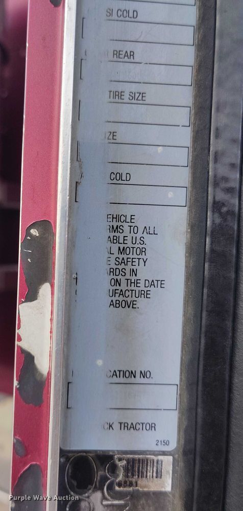 image for item DT0803 1997 Kenworth W900 semi truck