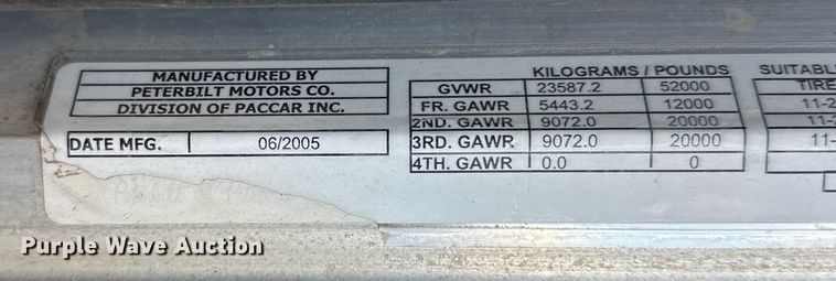 image for item DT6477 2006 Peterbilt 379 winch truck