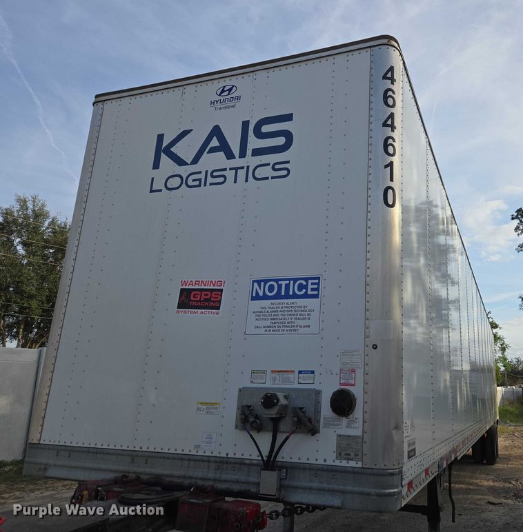 image for item DU2527 2023 Hyundai dry van trailer