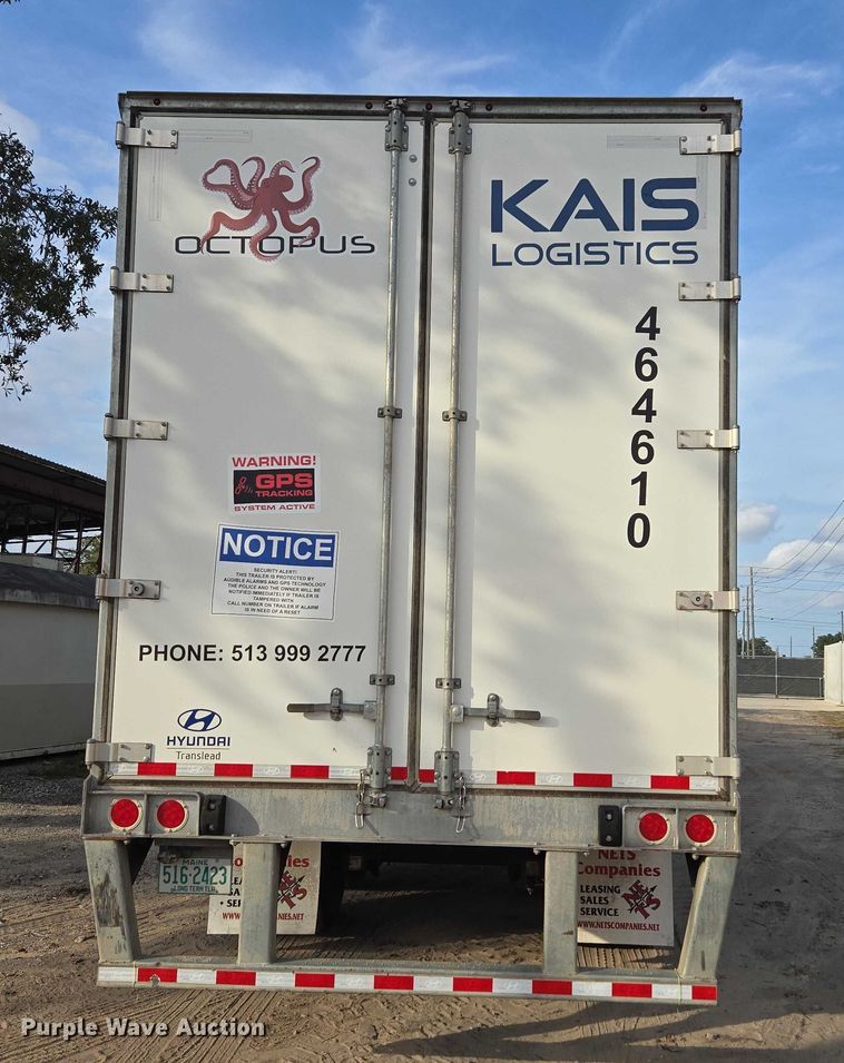 image for item DU2527 2023 Hyundai dry van trailer