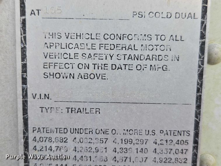 image for item DU2528 2003 Strick Corp. dry van trailer