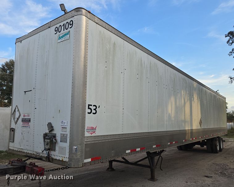 image for item DU2529 2011 Wabash dry van trailer