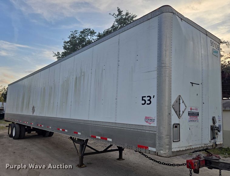 image for item DU2529 2011 Wabash dry van trailer