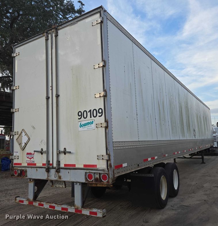 image for item DU2529 2011 Wabash dry van trailer