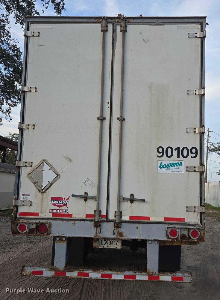 image for item DU2529 2011 Wabash dry van trailer