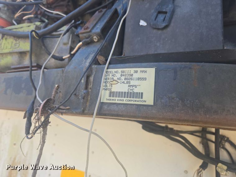 image for item DU2531 1992 Utility refrigerated van trailer