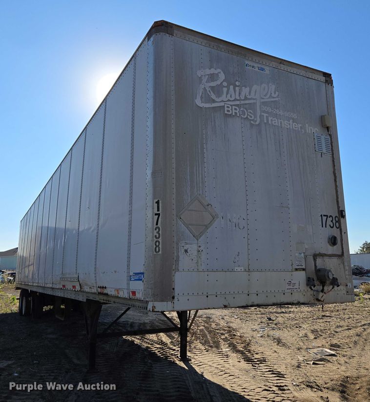 image for item DU2534 2005 Stoughton dry van trailer