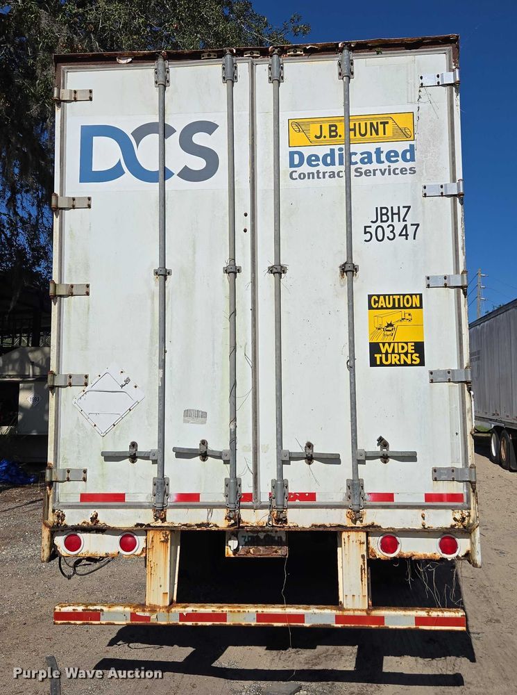 image for item DU2538 2002 Wabash dry van trailer
