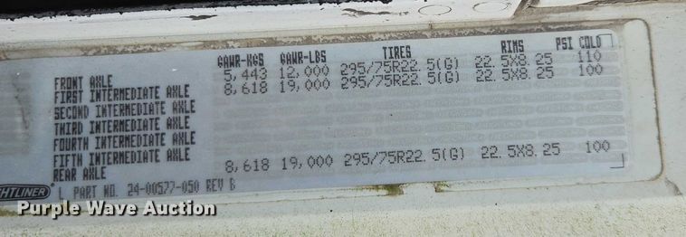 image for item DU2551 1996 Freightliner FLD semi truck