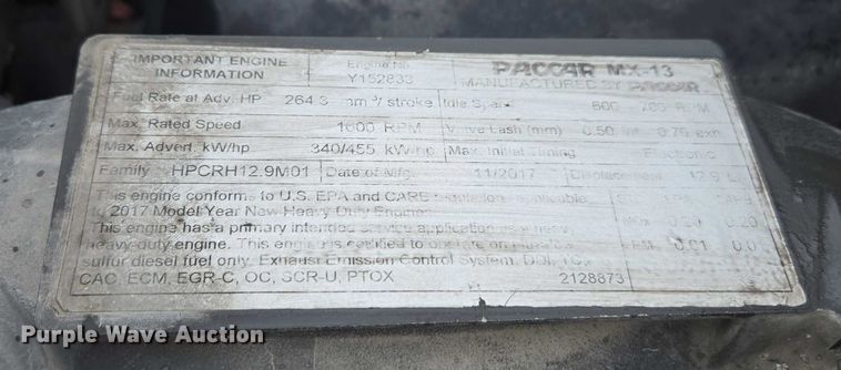 image for item DU2559 2018 Kenworth T680 semi truck