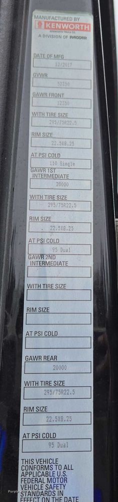 image for item DU2559 2018 Kenworth T680 semi truck