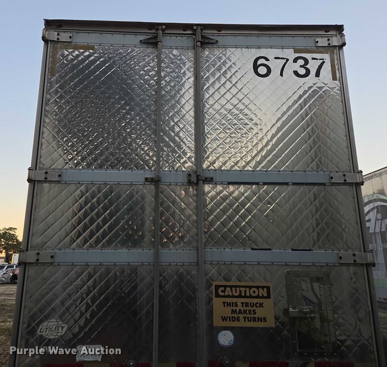 image for item DU2577 2007 Utility refrigerated van trailer