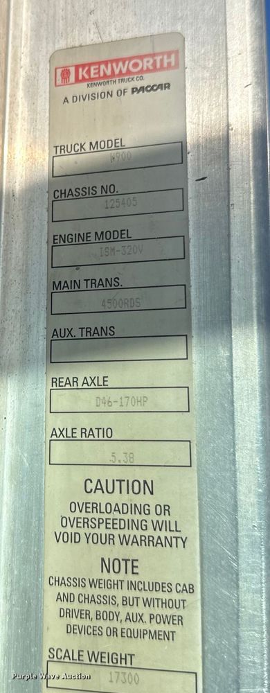 image for item DW4357 2006 Kenworth W900 ready mix truck