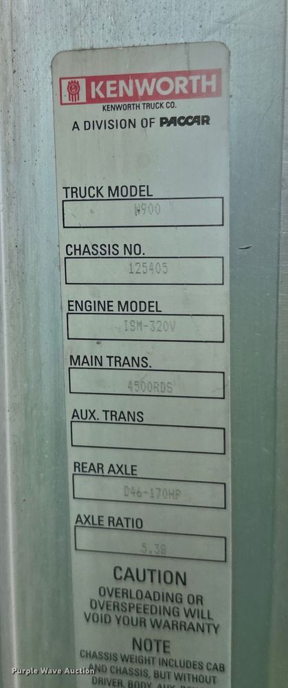 image for item DW4357 2006 Kenworth W900 ready mix truck