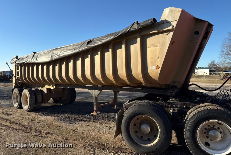 image for item DW5190 1991 Fruehauf DFA-30-53-102-T2 end dump trailer