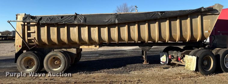image for item DW5190 1991 Fruehauf DFA-30-53-102-T2 end dump trailer