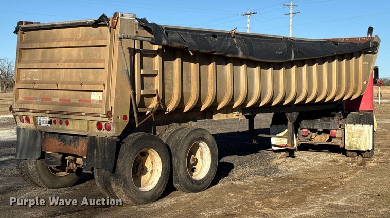 image for item DW5190 1991 Fruehauf DFA-30-53-102-T2 end dump trailer