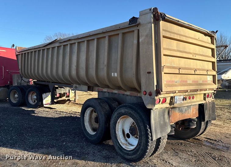 image for item DW5190 1991 Fruehauf DFA-30-53-102-T2 end dump trailer
