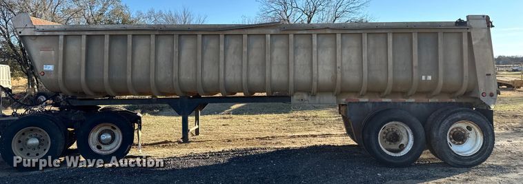 image for item DW5190 1991 Fruehauf DFA-30-53-102-T2 end dump trailer