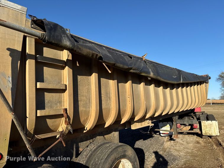 image for item DW5190 1991 Fruehauf DFA-30-53-102-T2 end dump trailer