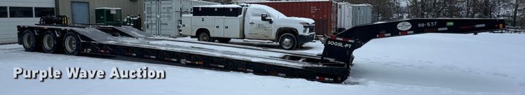 image for item DW6685 2007 Eager Beaver 50GSL-PT lowboy equipment trailer