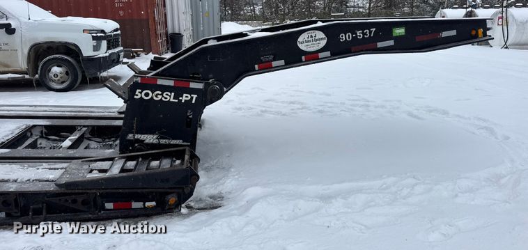 image for item DW6685 2007 Eager Beaver 50GSL-PT lowboy equipment trailer