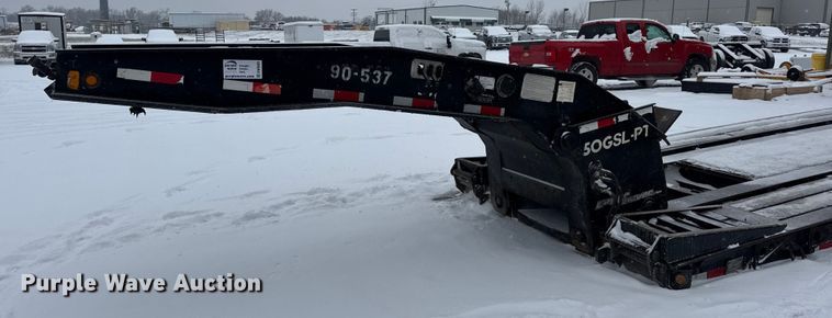 image for item DW6685 2007 Eager Beaver 50GSL-PT lowboy equipment trailer