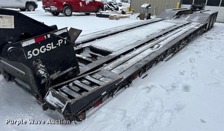 image for item DW6685 2007 Eager Beaver 50GSL-PT lowboy equipment trailer