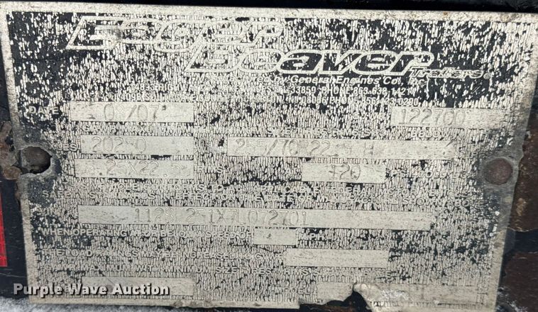 image for item DW6685 2007 Eager Beaver 50GSL-PT lowboy equipment trailer