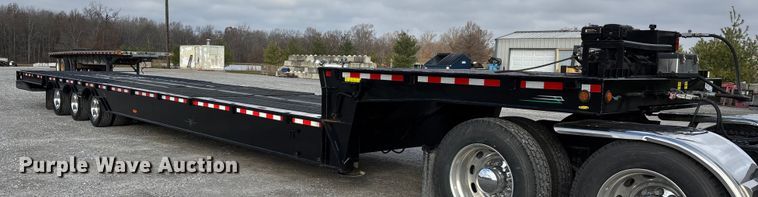 image for item DW7321 2013 Ledwell & Sons Enterprises drop deck hydraulic tail equipment trailer