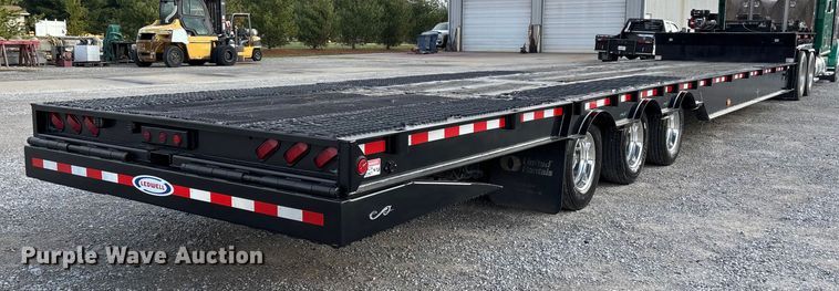 image for item DW7321 2013 Ledwell & Sons Enterprises drop deck hydraulic tail equipment trailer