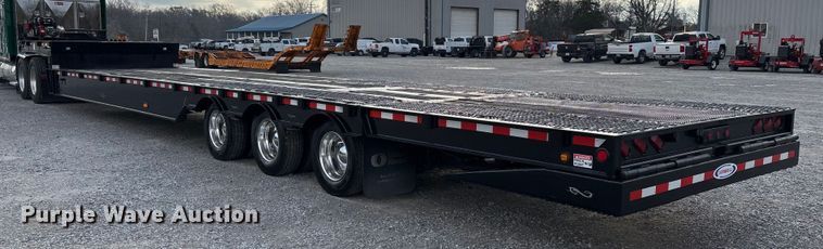 image for item DW7321 2013 Ledwell & Sons Enterprises drop deck hydraulic tail equipment trailer
