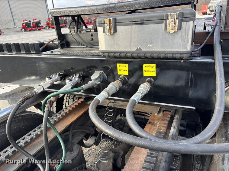 image for item DW7321 2013 Ledwell & Sons Enterprises drop deck hydraulic tail equipment trailer