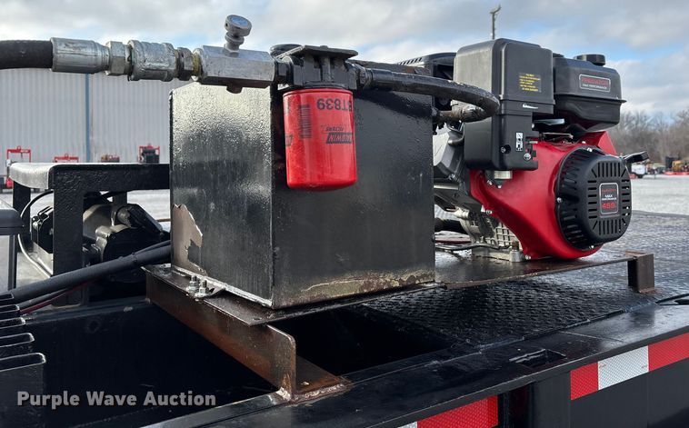 image for item DW7321 2013 Ledwell & Sons Enterprises drop deck hydraulic tail equipment trailer