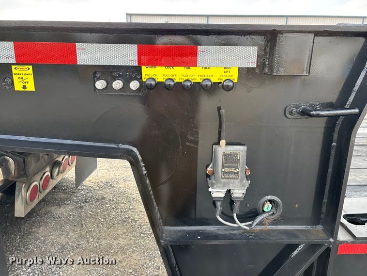 image for item DW7321 2013 Ledwell & Sons Enterprises drop deck hydraulic tail equipment trailer