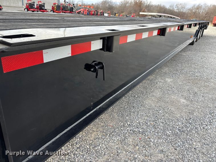 image for item DW7321 2013 Ledwell & Sons Enterprises drop deck hydraulic tail equipment trailer