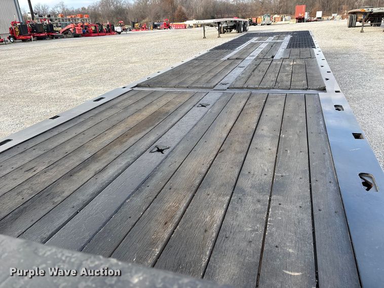 image for item DW7321 2013 Ledwell & Sons Enterprises drop deck hydraulic tail equipment trailer