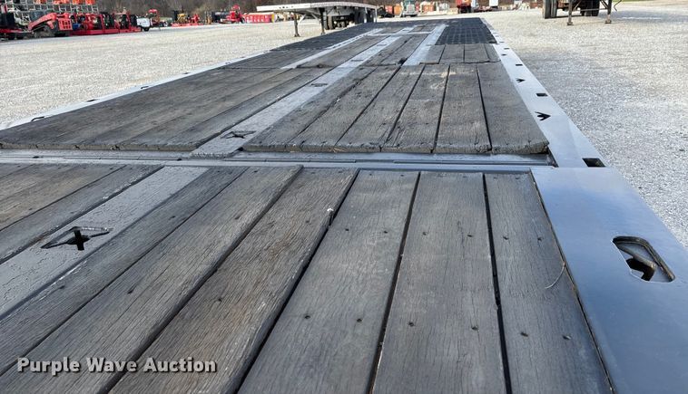 image for item DW7321 2013 Ledwell & Sons Enterprises drop deck hydraulic tail equipment trailer