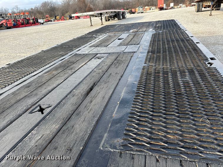 image for item DW7321 2013 Ledwell & Sons Enterprises drop deck hydraulic tail equipment trailer