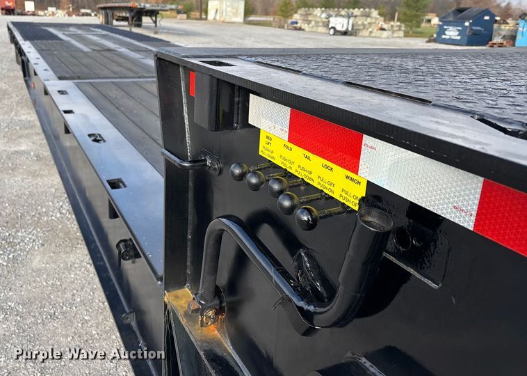 image for item DW7321 2013 Ledwell & Sons Enterprises drop deck hydraulic tail equipment trailer
