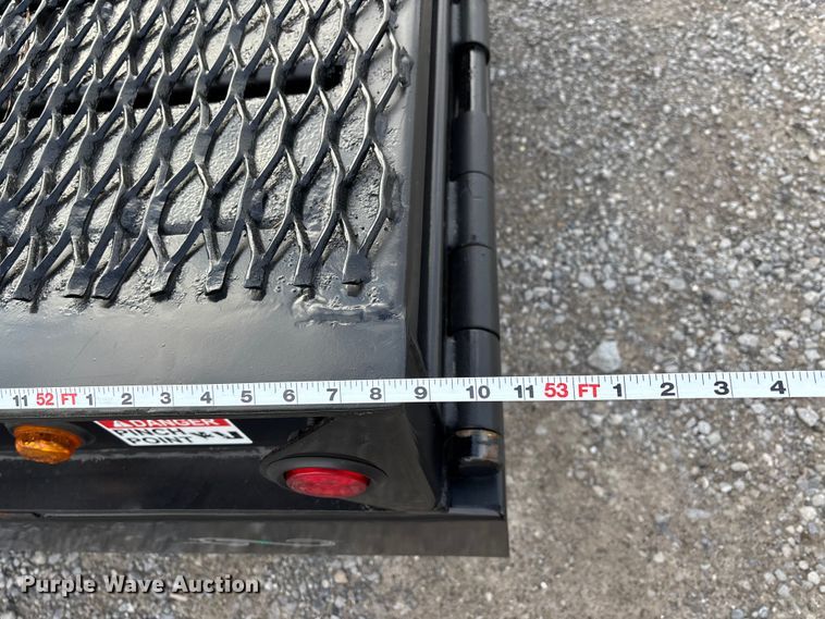 image for item DW7321 2013 Ledwell & Sons Enterprises drop deck hydraulic tail equipment trailer