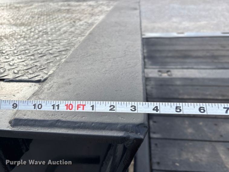 image for item DW7321 2013 Ledwell & Sons Enterprises drop deck hydraulic tail equipment trailer