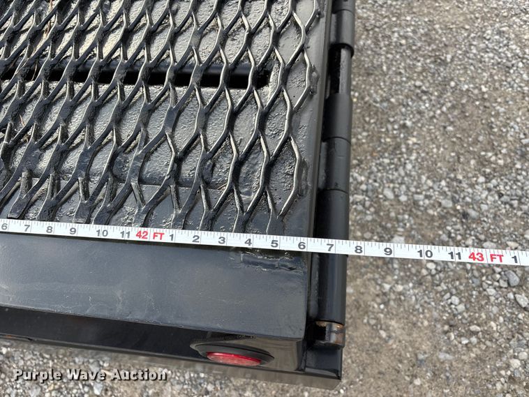 image for item DW7321 2013 Ledwell & Sons Enterprises drop deck hydraulic tail equipment trailer