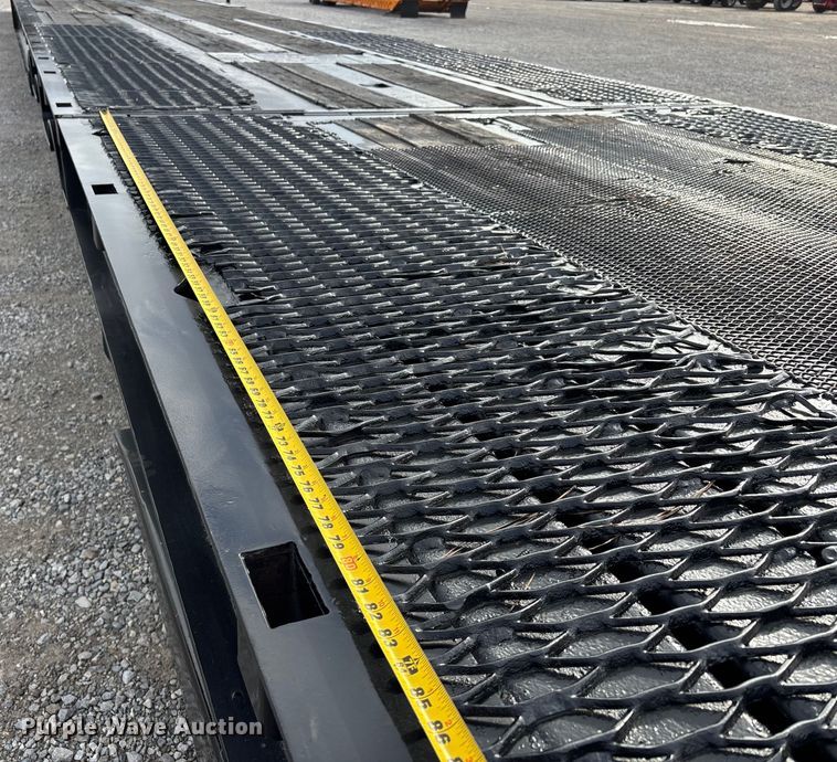 image for item DW7321 2013 Ledwell & Sons Enterprises drop deck hydraulic tail equipment trailer