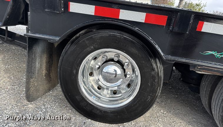 image for item DW7321 2013 Ledwell & Sons Enterprises drop deck hydraulic tail equipment trailer