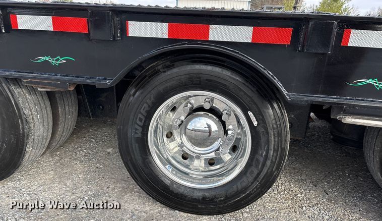 image for item DW7321 2013 Ledwell & Sons Enterprises drop deck hydraulic tail equipment trailer