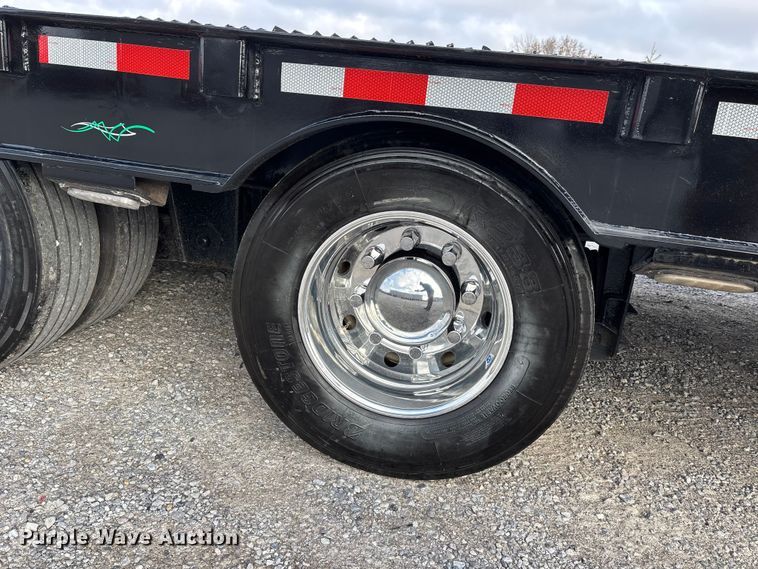 image for item DW7321 2013 Ledwell & Sons Enterprises drop deck hydraulic tail equipment trailer