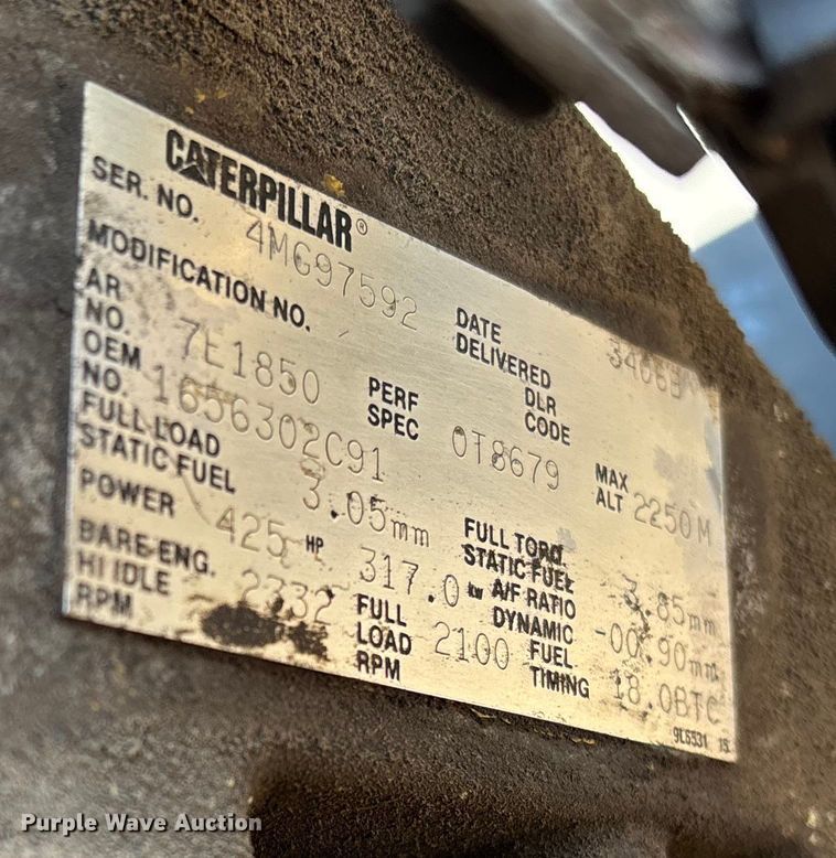 image for item DW7343 1991 International 9400 grapple truck 